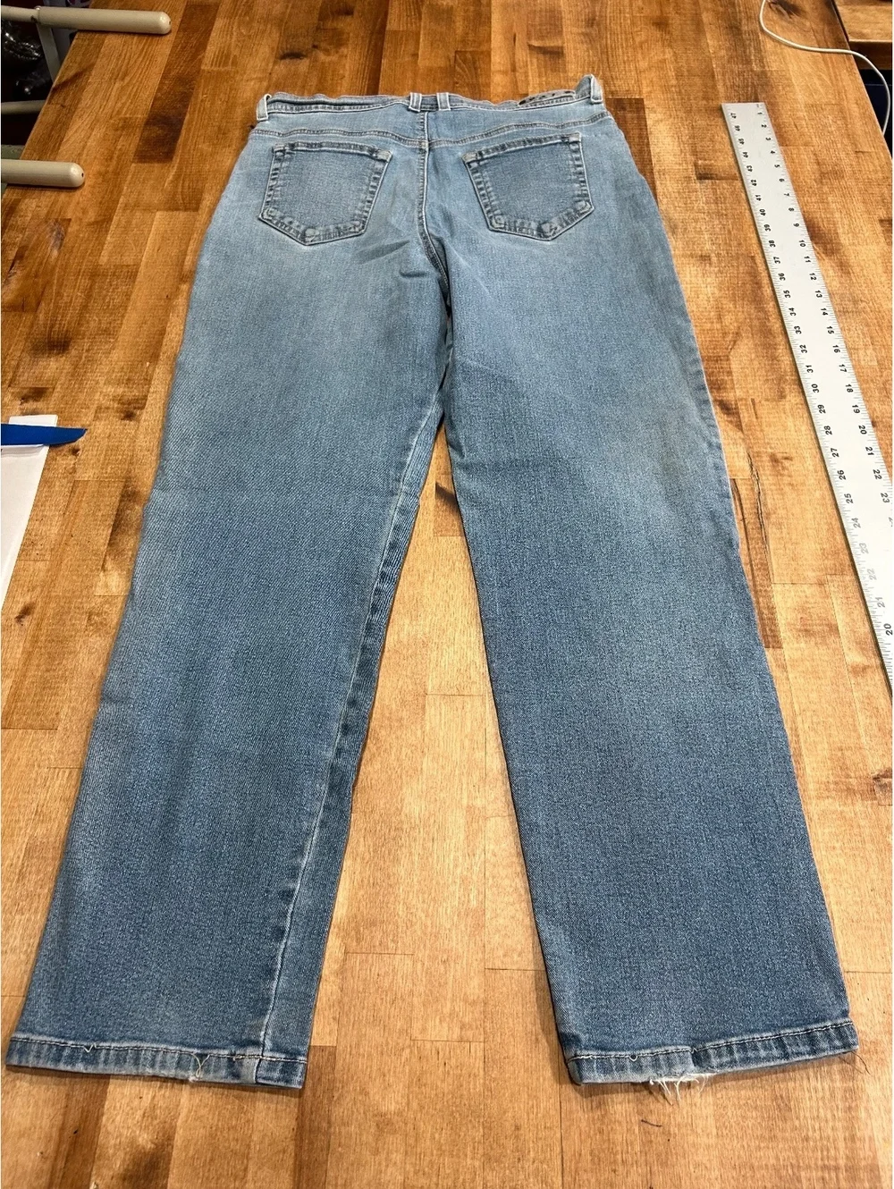 Levi's Vintage Light Blue Straight Leg Jeans Made in Israel
